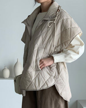 cute vest with zipper 