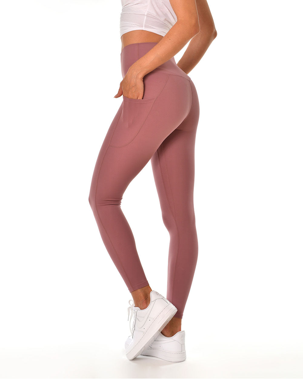High Waisted Leggings Pink